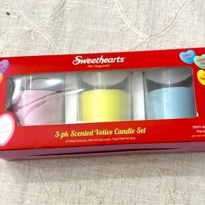 Candle Set - Pink, Yellow, Blue